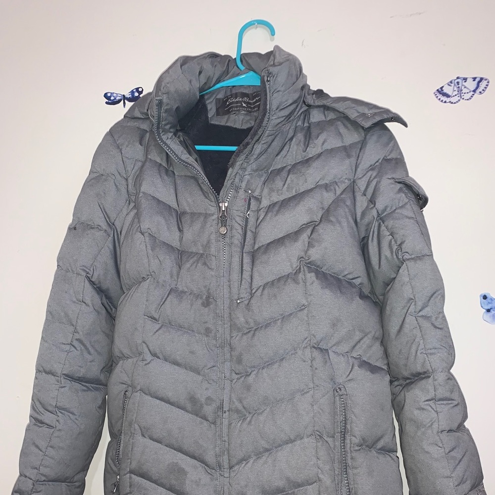 Winter gray coat